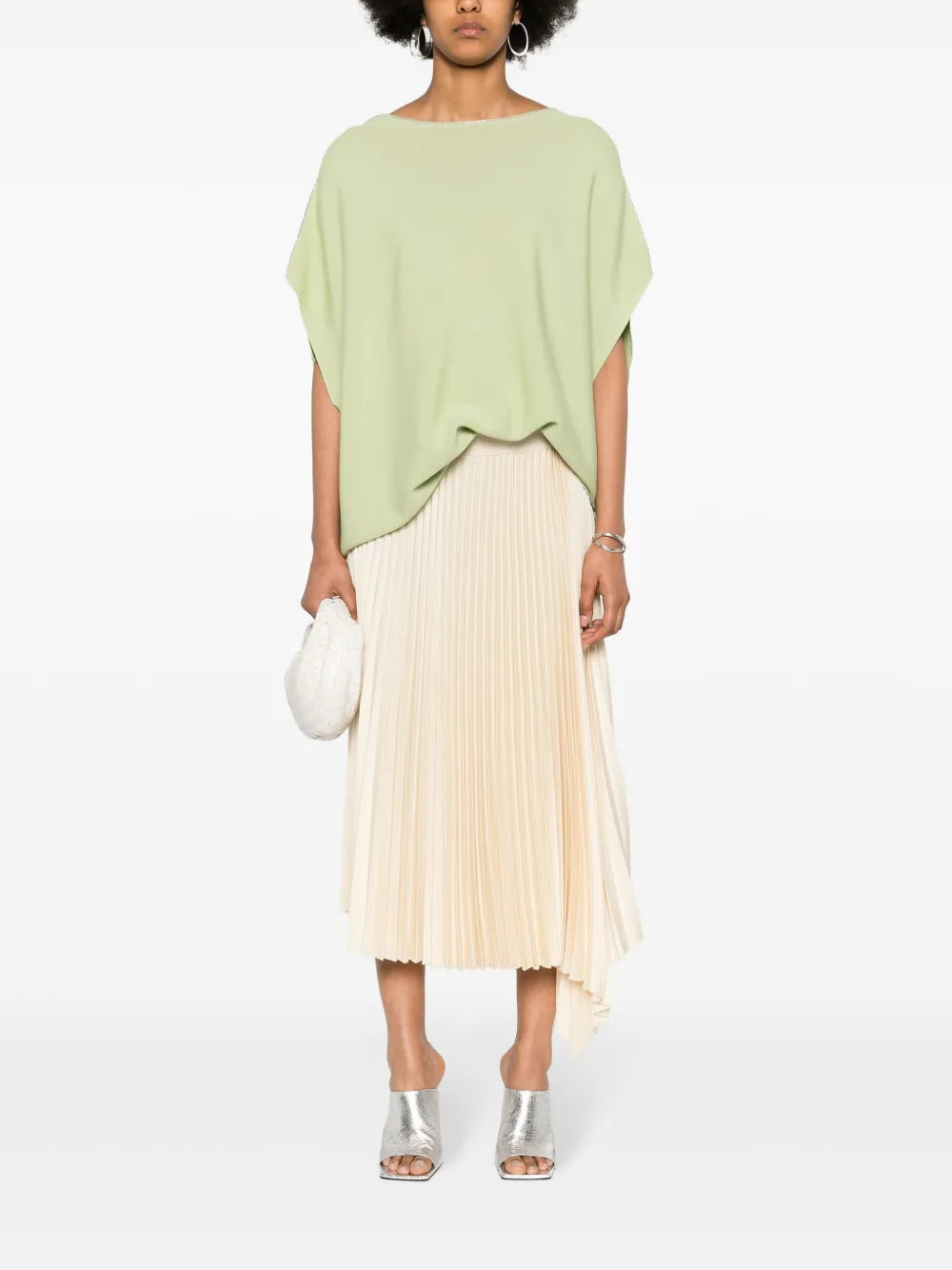 Beaded-Trim Sleeveless Sweater