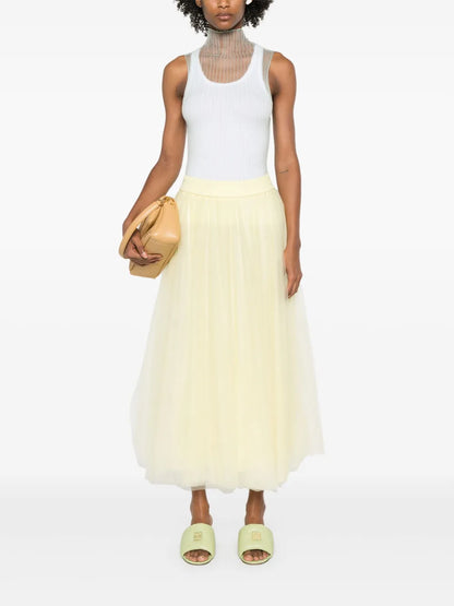 Tulle Midi Skirt