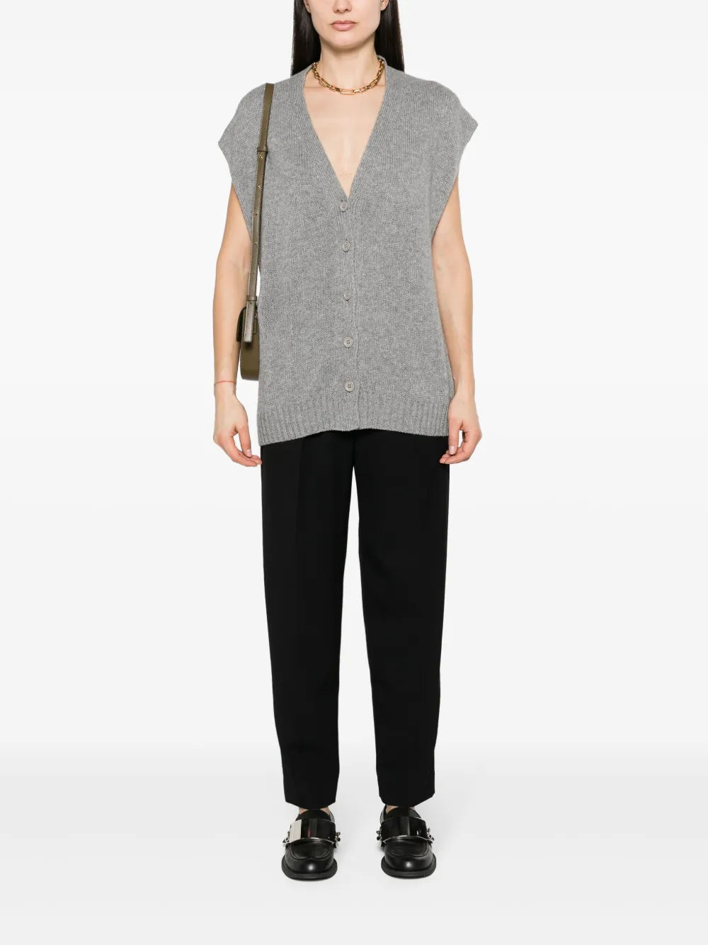 V-Neck Cashmere Vest
