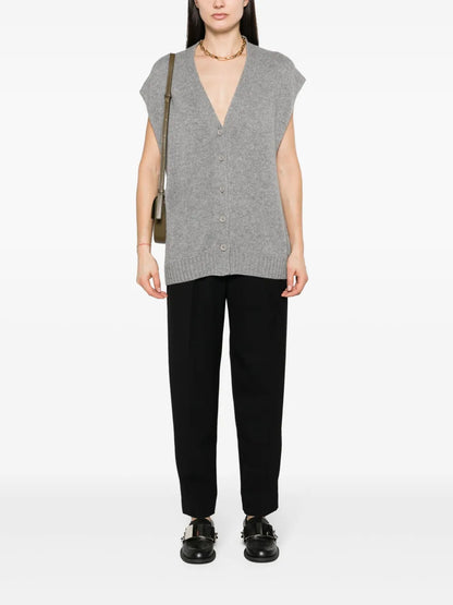 V-Neck Cashmere Vest