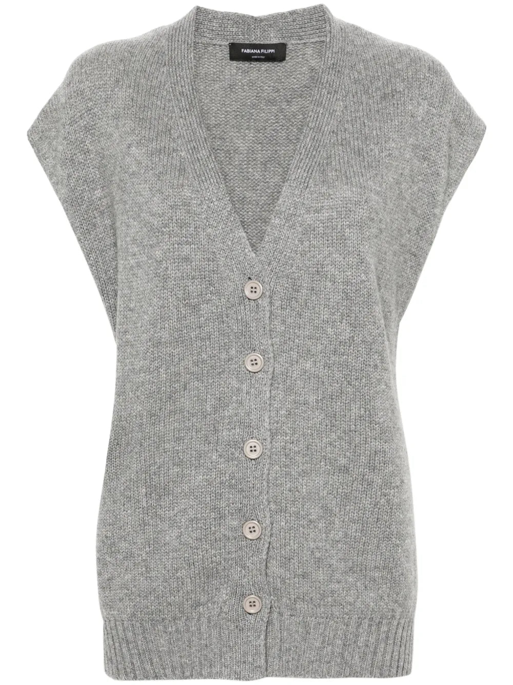 V-Neck Cashmere Vest
