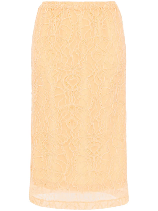 Mesh-Design Skirt
