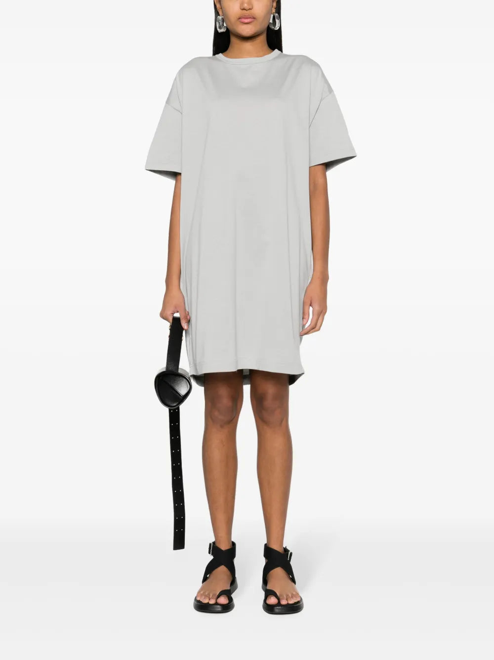 Round-Neck Short-Sleeve Dress