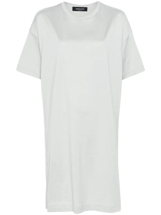 Round-Neck Short-Sleeve Dress