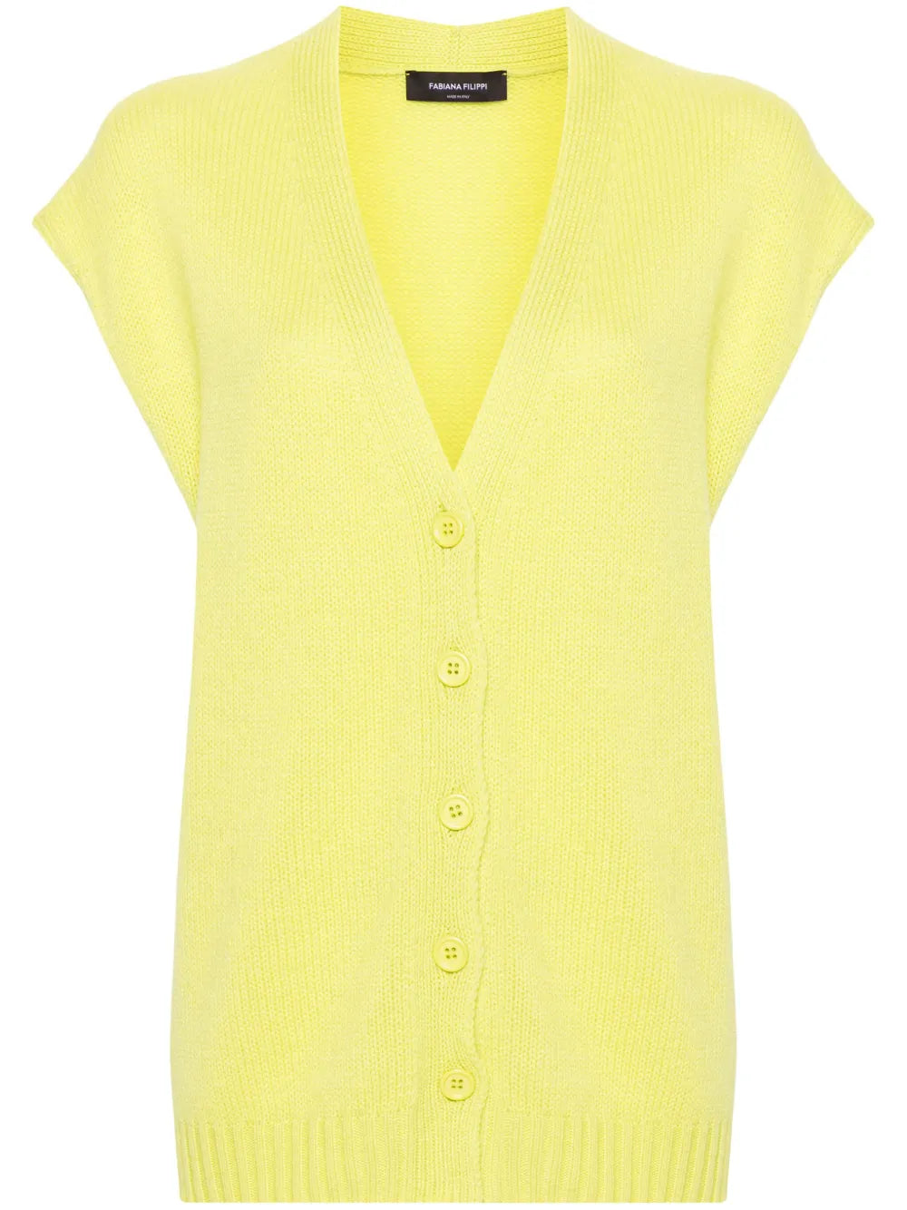 V-Neck Cashmere Vest