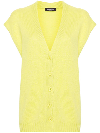 V-Neck Cashmere Vest