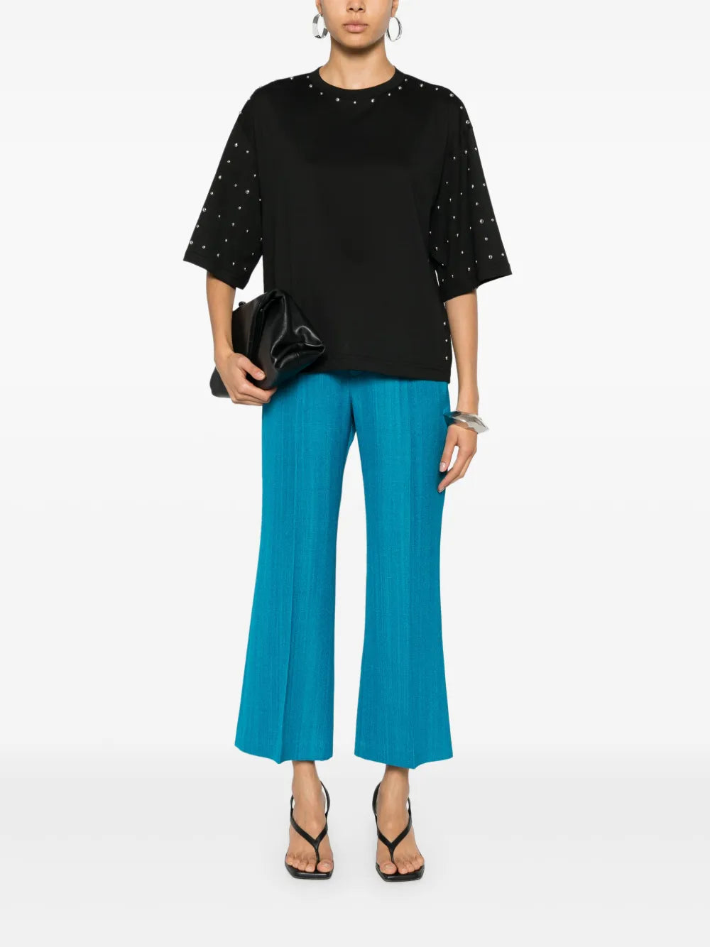 Stud-Embellished T-Shirt