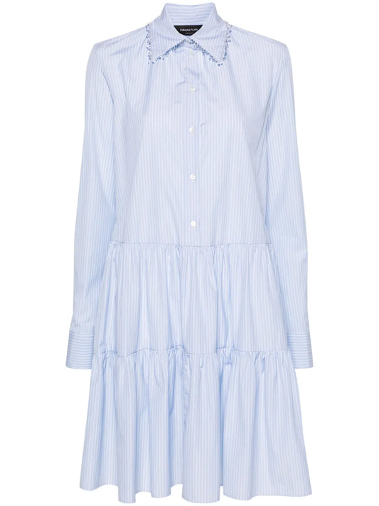 Striped Cotton Shirtdress