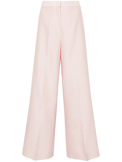 High-Waist Wide-Leg Trousers