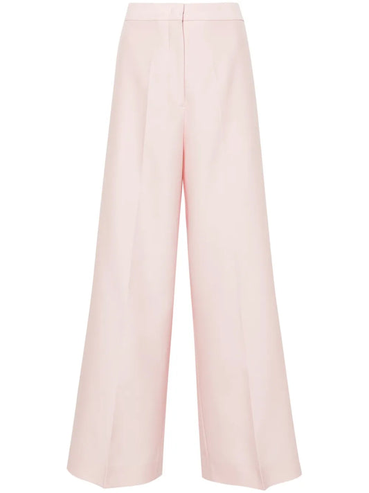 High-Waist Wide-Leg Trousers