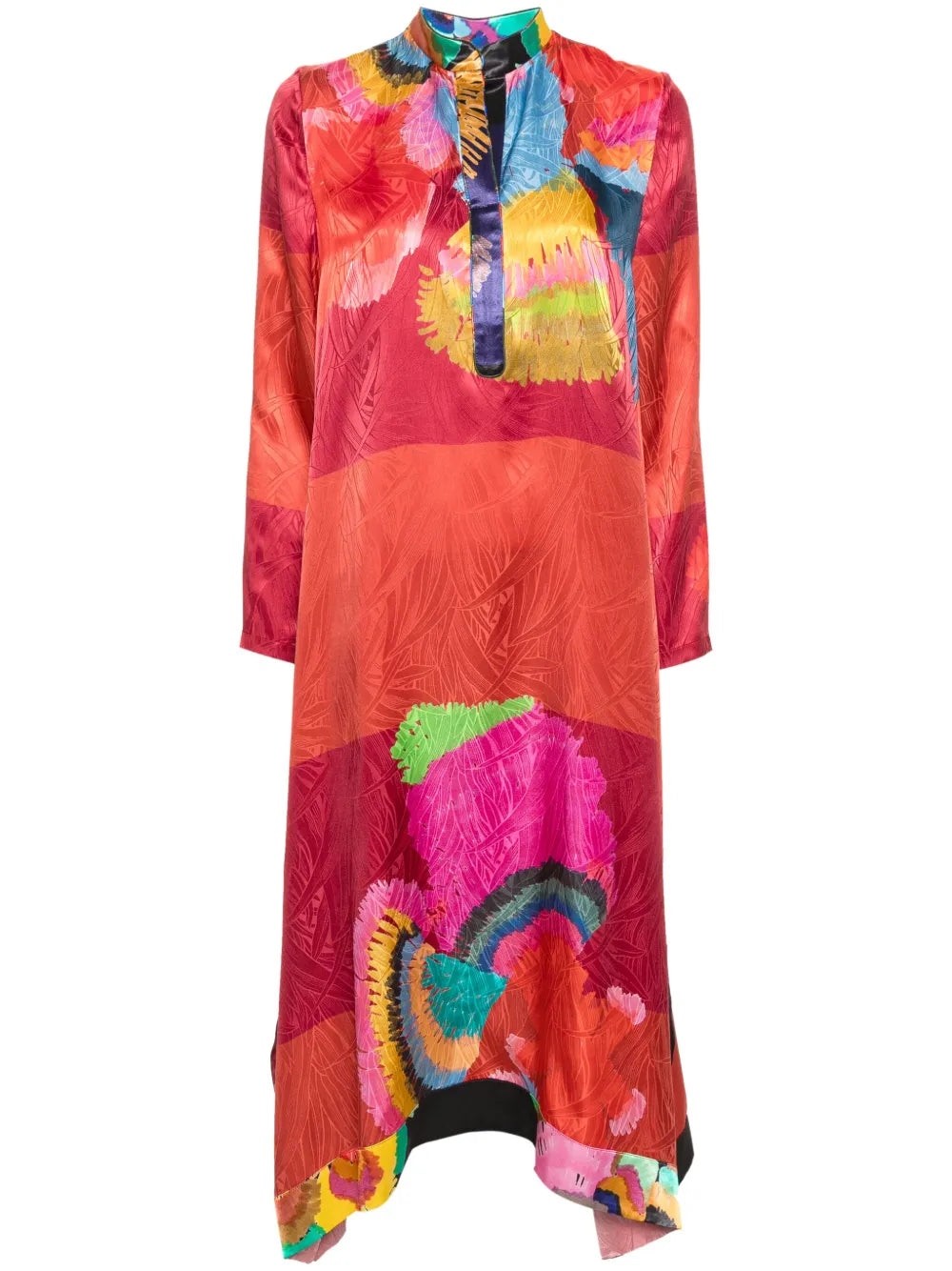 Paradeisos Abstract-Print Dress