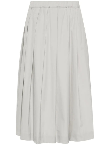 Pleat-Detail Skirt