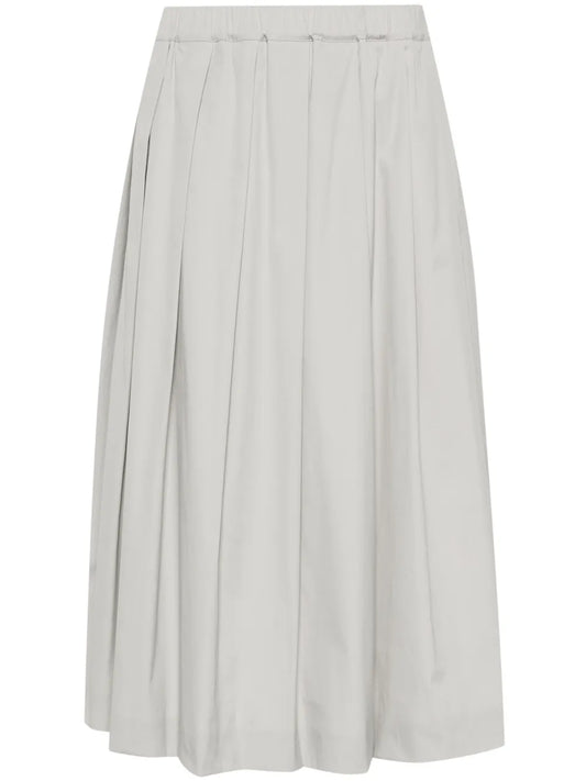 Pleat-Detail Skirt