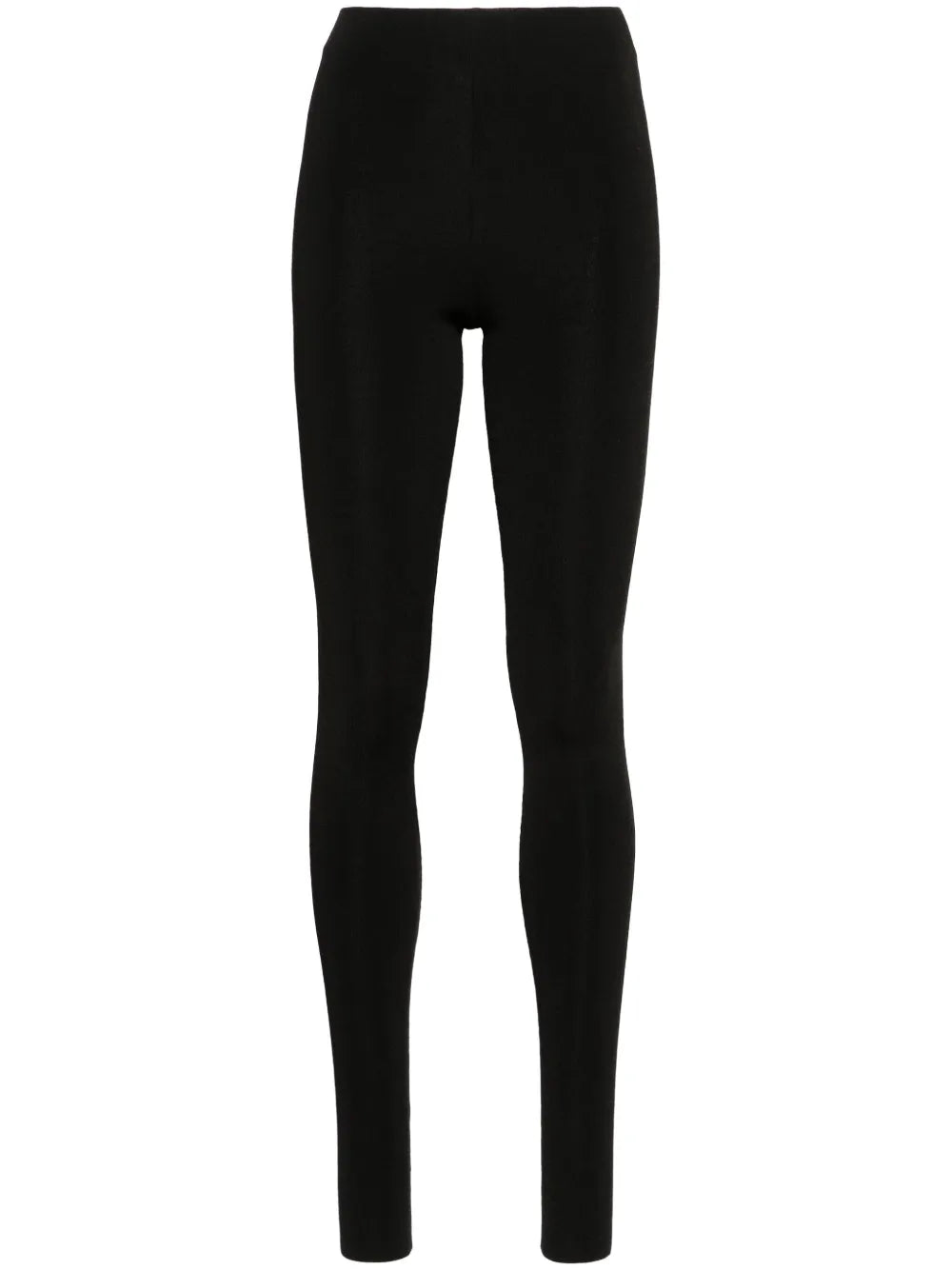 High-Waist Ribbed-Knit Leggings