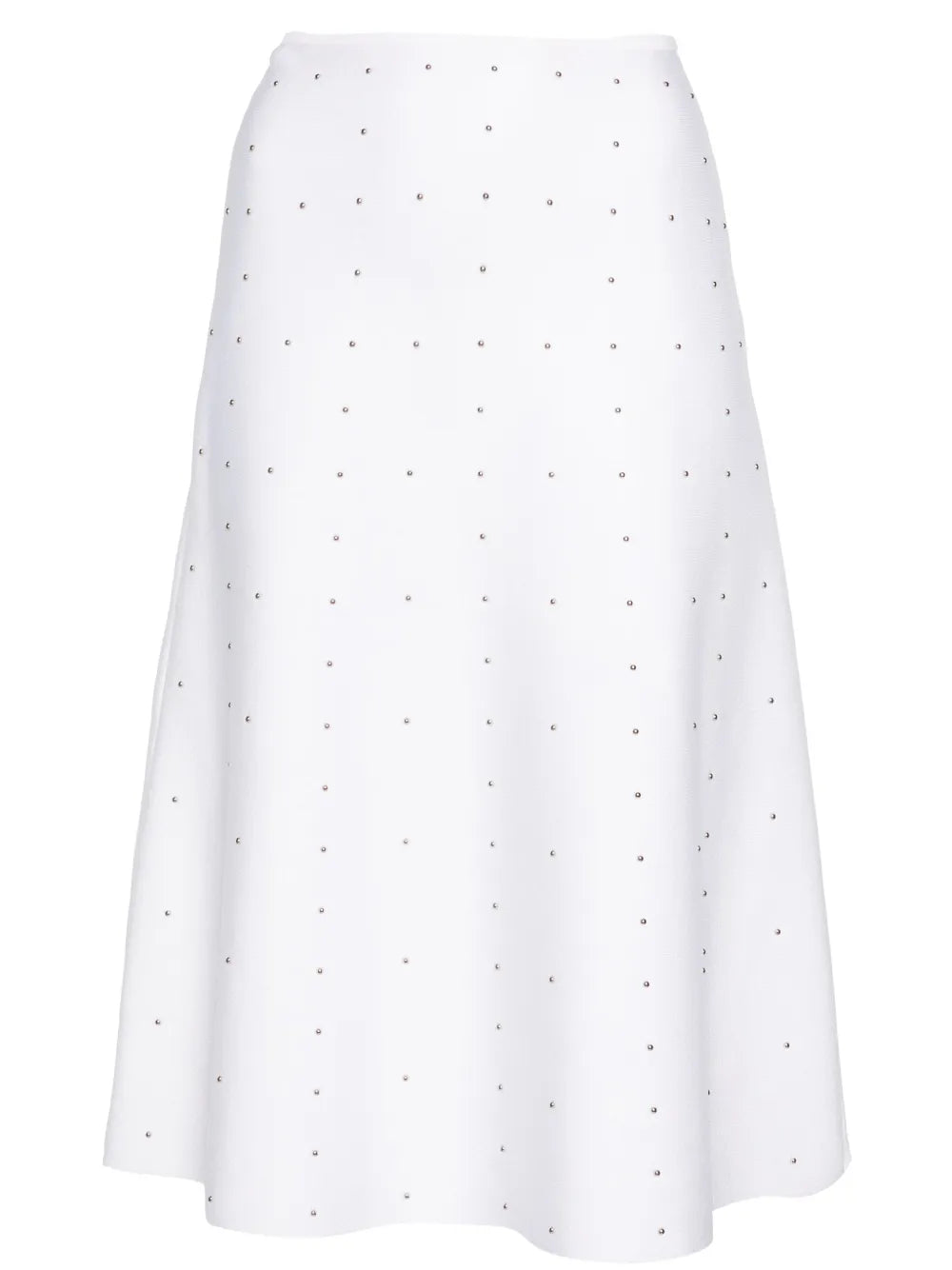 Studded Knitted Midi Skirt