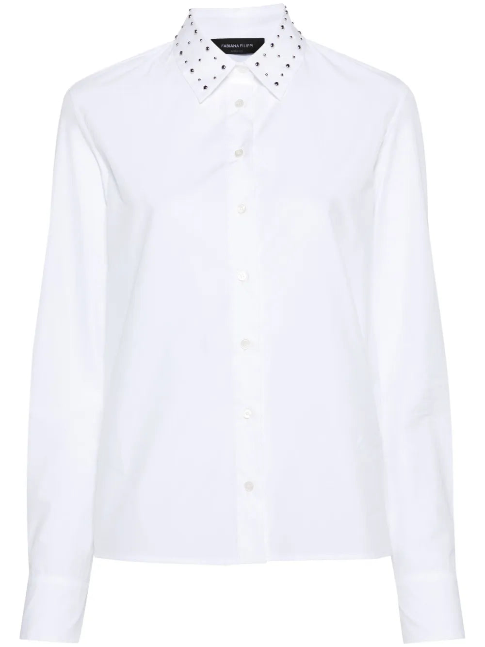 Stud-Detail Cotton Shirt