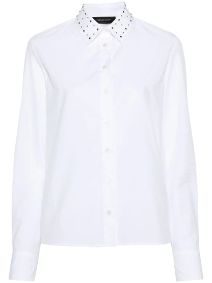 Stud-Detail Cotton Shirt