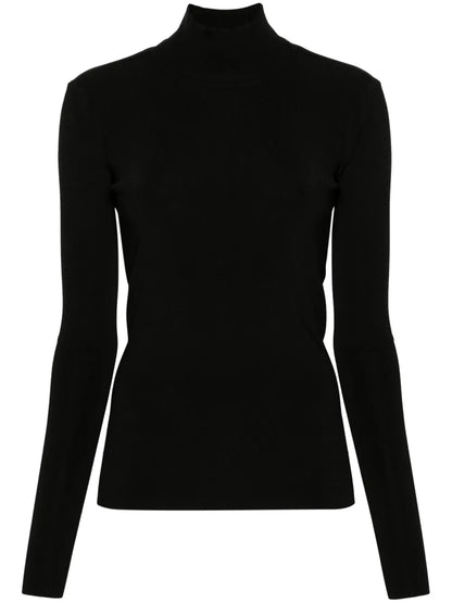 Open-Back Roll-Neck Jumper