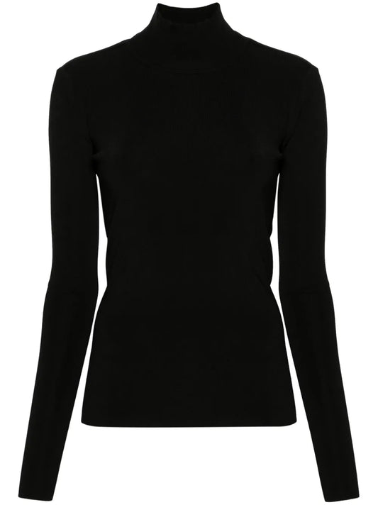 Open-Back Roll-Neck Jumper
