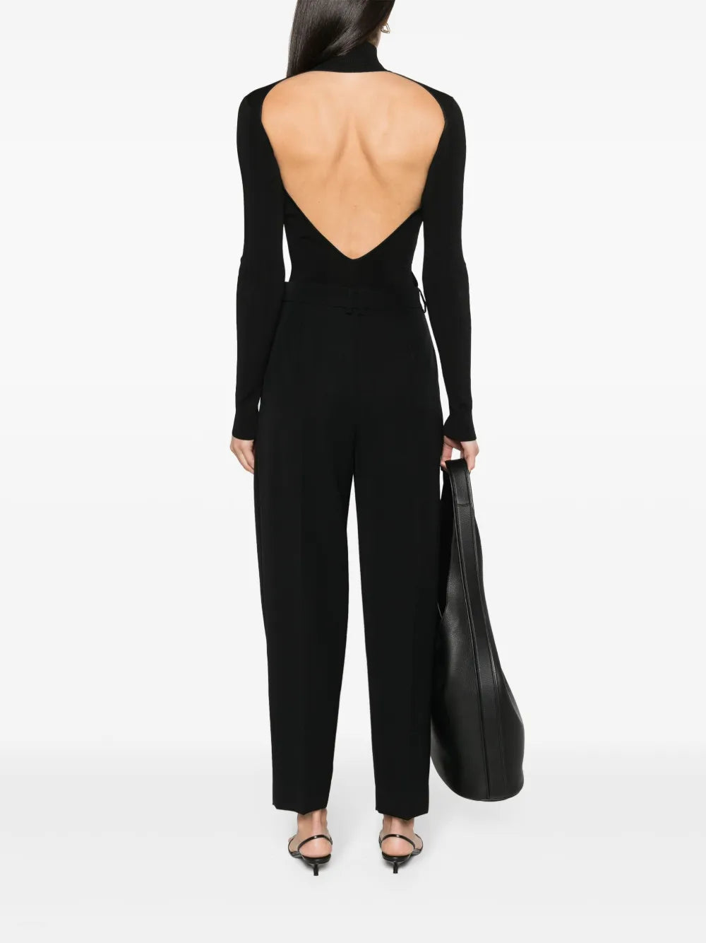 Open-Back Roll-Neck Jumper