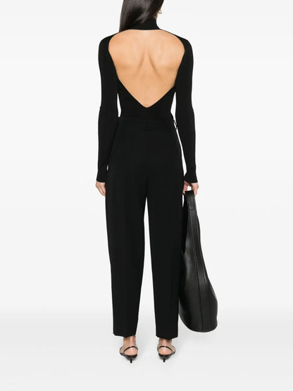 Open-Back Roll-Neck Jumper