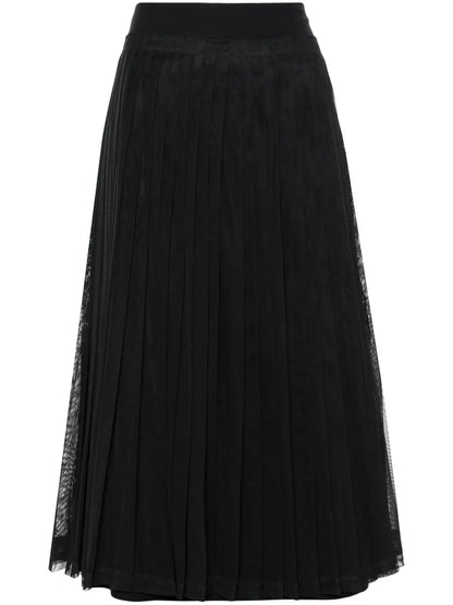 Pleated Midi Skirt