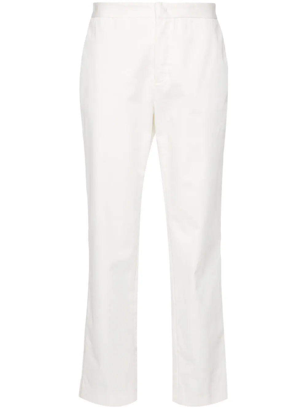 Straight-Leg Gabardine Trousers