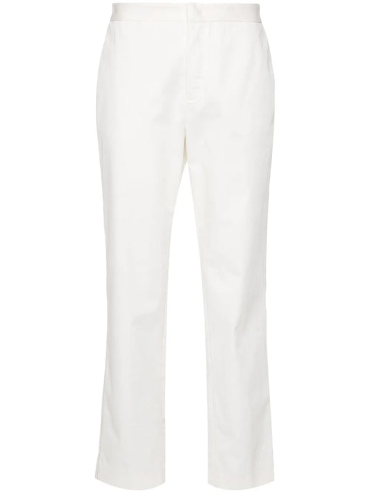 Straight-Leg Gabardine Trousers