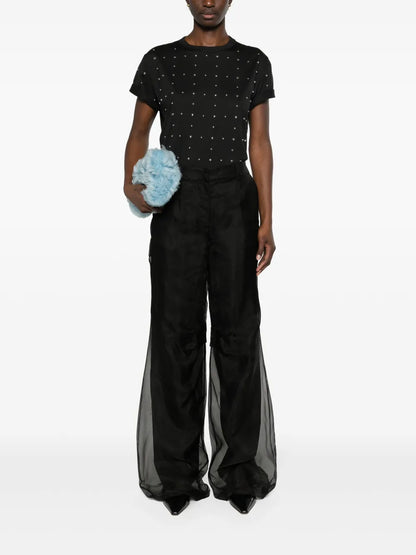 Studded Cotton T-Shirt