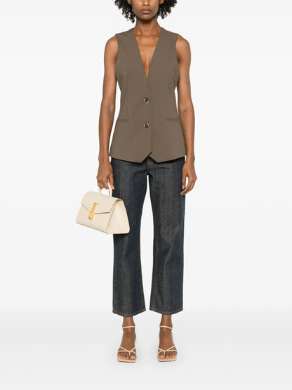 Mid-Rise Cropped Jeans