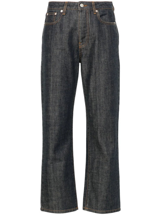 Mid-Rise Cropped Jeans
