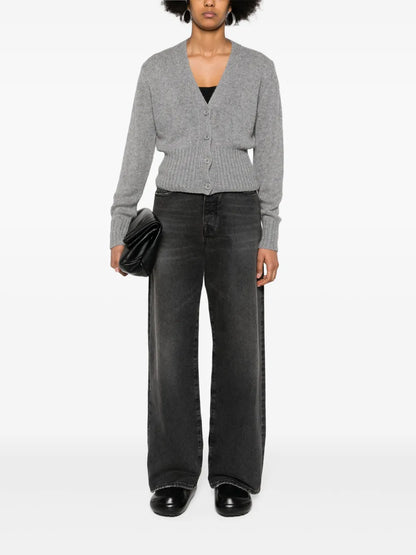 Mélange Cashmere Cardigan