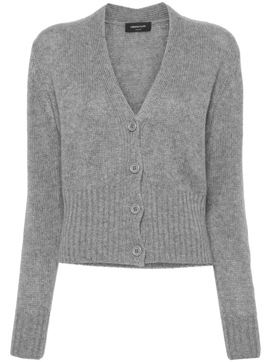 Mélange Cashmere Cardigan