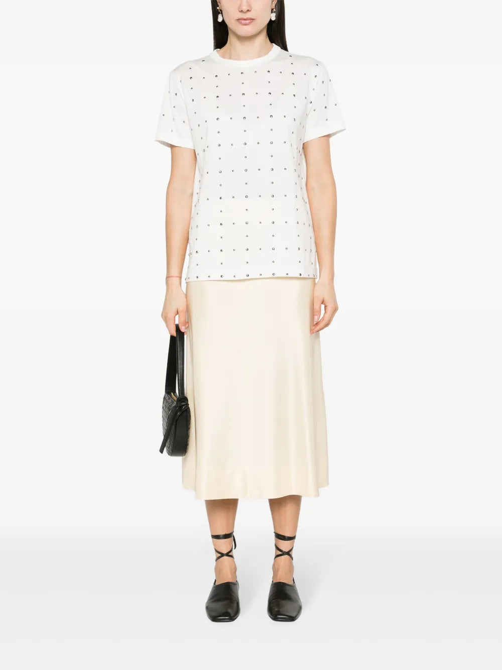 Studded Cotton T-Shirt