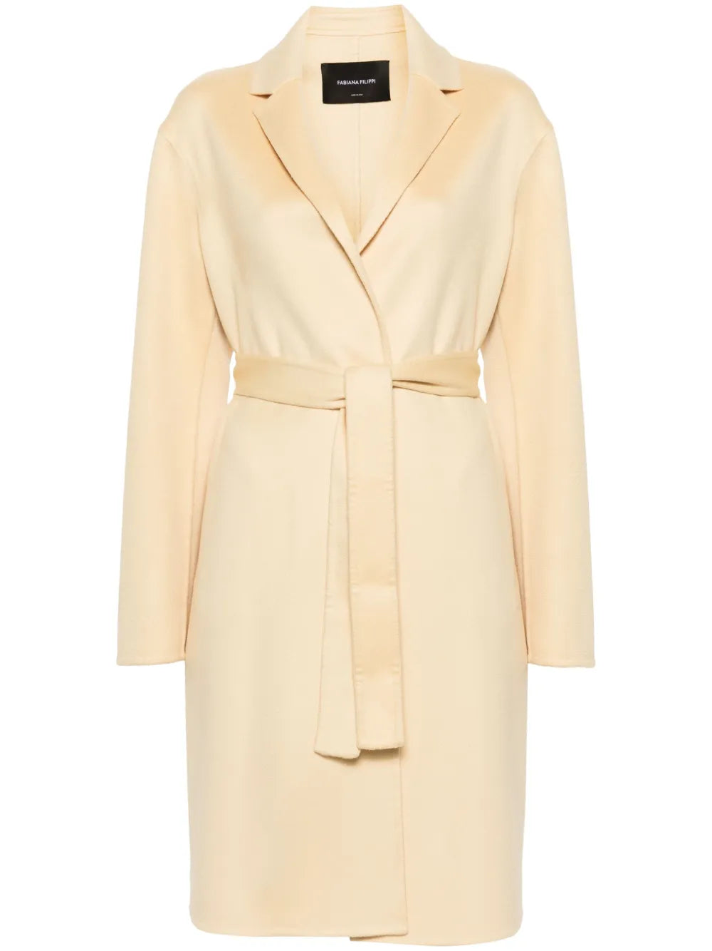 Belted Cashmere Long Coat