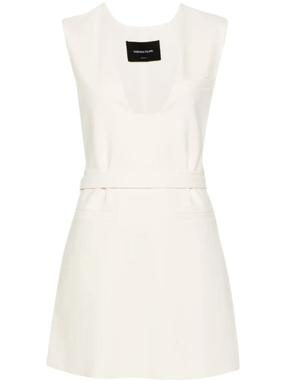 Belted-Waist Dress