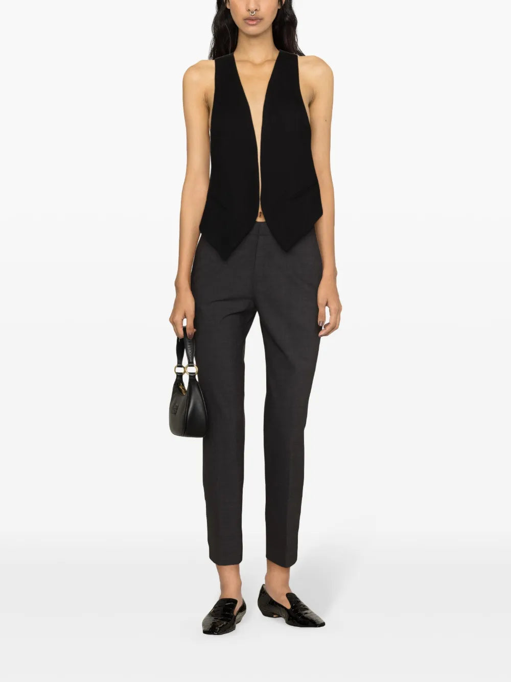 Cropped Tailored Trousers