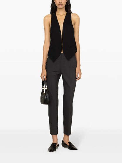 Cropped Tailored Trousers