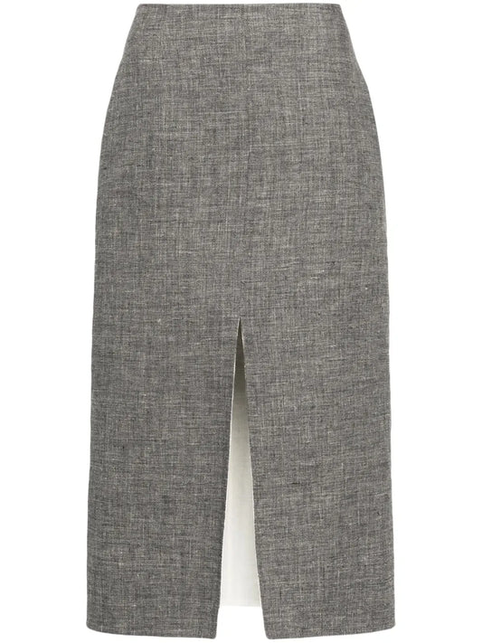 Mélange Pencil Skirt