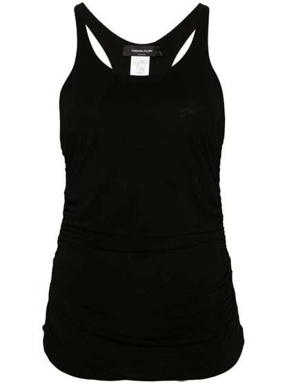 Ruched Racerback Tank Top