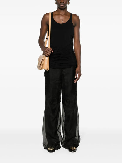 Ruched Racerback Tank Top