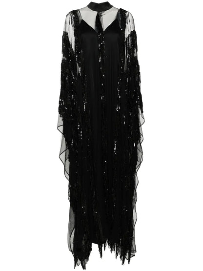 Showgirl Sequinned Kaftan Dress