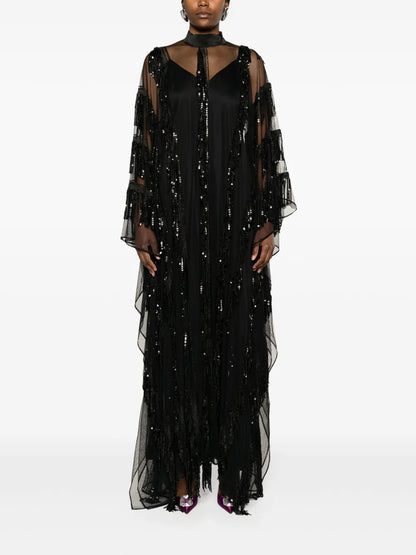 Showgirl Sequinned Kaftan Dress