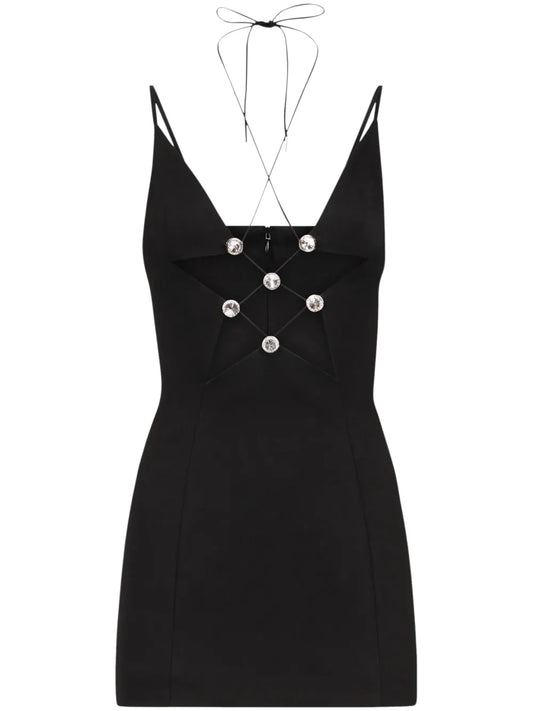 Cut Out Sleeveless Mini Dress