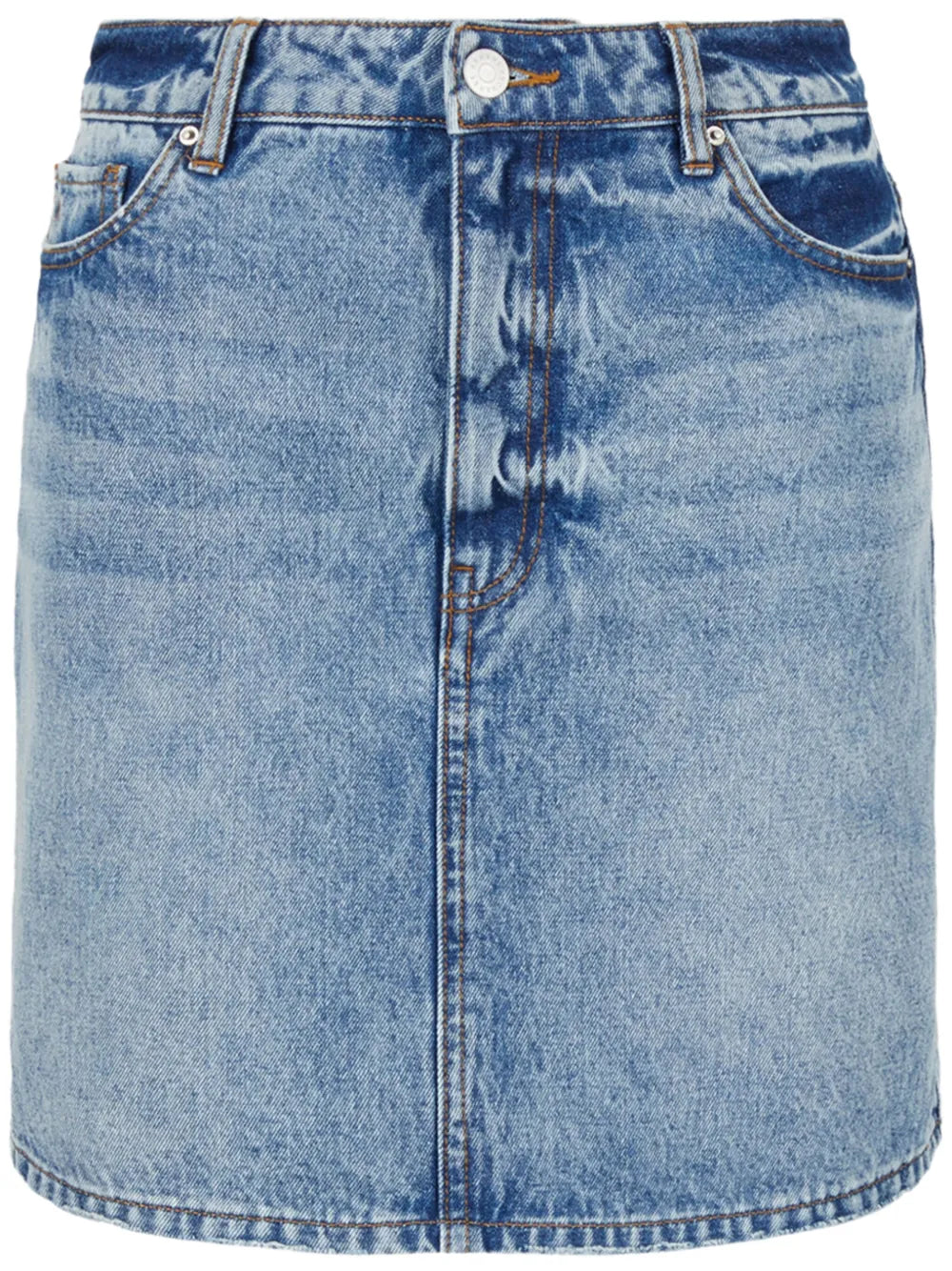 High-Waisted Denim Skirt