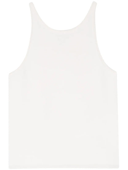 Scoop-Neck Knitted Tank Top