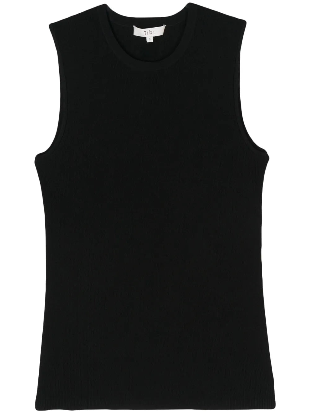 Cutout-Detail Ribbed Top