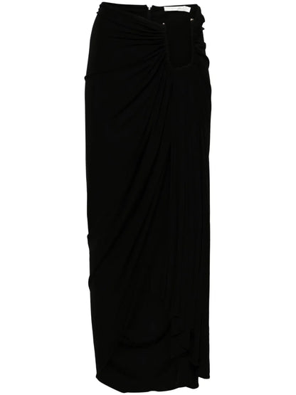 Odessa Draped Midi Skirt