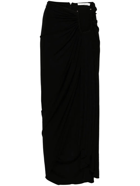 Odessa Draped Midi Skirt