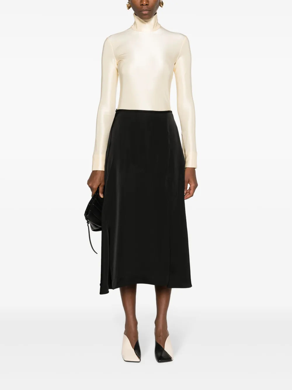 Asymmetric Midi Skirt